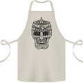Medieval Skull Helmet Cotton Apron 100% Organic Natural