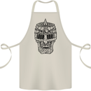 Medieval Skull Helmet Cotton Apron 100% Organic Natural