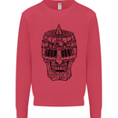 Medieval Skull Helmet Kids Sweatshirt Jumper Heliconia