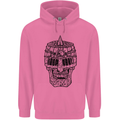 Medieval Skull Helmet Mens 80% Cotton Hoodie Azelea