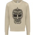 Medieval Skull Helmet Mens Sweatshirt Jumper Sand