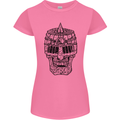 Medieval Skull Helmet Womens Petite Cut T-Shirt Azalea