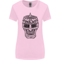 Medieval Skull Helmet Womens Wider Cut T-Shirt Light Pink
