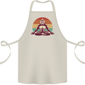 Meditating Bigfoot Yoga Cotton Apron 100% Organic Natural
