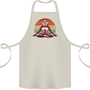 Meditating Bigfoot Yoga Cotton Apron 100% Organic Natural