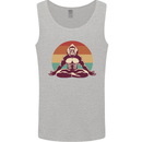 Meditating Bigfoot Yoga Mens Vest Tank Top Sports Grey