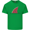 Melon Shark Fin Mens Cotton T-Shirt Tee Top Irish Green