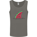 Melon Shark Fin Mens Vest Tank Top Charcoal