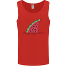 Melon Shark Fin Mens Vest Tank Top Red