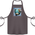 Memories World Travel Traveller Travelling Map Cotton Apron 100% Organic Dark Grey