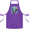 Memories World Travel Traveller Travelling Map Cotton Apron 100% Organic Purple
