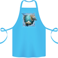 Memories World Travel Traveller Travelling Map Cotton Apron 100% Organic Turquoise