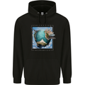 Memories World Travel Traveller Travelling Map Mens 80% Cotton Hoodie Black