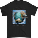 Memories World Travel Traveller Travelling Map Mens T-Shirt 100% Cotton Black