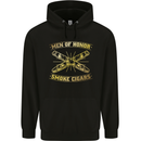 Men of Honor Smoke Cigars Mens 80% Cotton Hoodie Black