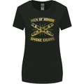 Men of Honor Smoke Cigars Womens Wider Cut T-Shirt Black