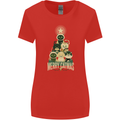 Merry Catmas Funny Cats Forming Xmas Tree Womens Wider Cut T-Shirt Red