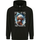 Merry Gears Steampunk Christmas Santa Xmas Childrens Kids Hoodie Black