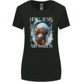 Merry Gears Steampunk Christmas Santa Xmas Womens Wider Cut T-Shirt Black