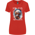 Merry Gears Steampunk Christmas Santa Xmas Womens Wider Cut T-Shirt Red