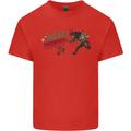 Merry Krampus Funny Christmas Xmas Mens Cotton T-Shirt Tee Top Red