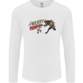 Merry Krampus Funny Christmas Xmas Mens Long Sleeve T-Shirt White