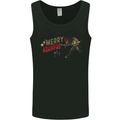 Merry Krampus Funny Christmas Xmas Mens Vest Tank Top Black