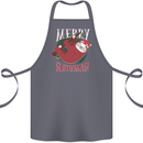 Merry Slothmas Funny Christmas Sloth Xmas Cotton Apron 100% Organic Steel