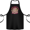 Merry Slothmas Funny Christmas Yoga Xmas Cotton Apron 100% Organic Black