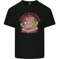 Merry Slothmas Funny Christmas Yoga Xmas Kids T-Shirt Childrens Black