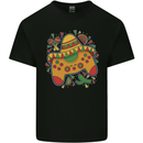 Mexican Joypad Gaming Video Games Joystick Mens Cotton T-Shirt Tee Top Black