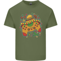 Mexican Joypad Gaming Video Games Joystick Mens Cotton T-Shirt Tee Top Military Green