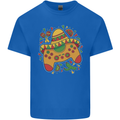 Mexican Joypad Gaming Video Games Joystick Mens Cotton T-Shirt Tee Top Royal Blue