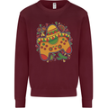 Mexican Joypad Gaming Video Games Joystick Mens Sweatshirt Jumper Maroon