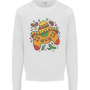 Mexican Joypad Gaming Video Games Joystick Mens Sweatshirt Jumper White
