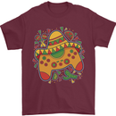 Mexican Joypad Gaming Video Games Joystick Mens T-Shirt 100% Cotton Maroon