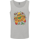Mexican Joypad Gaming Video Games Joystick Mens Vest Tank Top Sports Grey