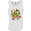 Mexican Joypad Gaming Video Games Joystick Mens Vest Tank Top White