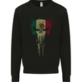 Mexico Skull Gym Training Bodybuilding Mens Sweatshirt Jumper Black