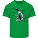 Microscope Diagram Mens Cotton T-Shirt Tee Top Irish Green