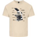 Microscope Diagram Mens Cotton T-Shirt Tee Top Natural