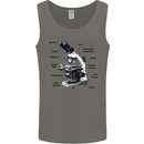 Microscope Diagram Mens Vest Tank Top Charcoal