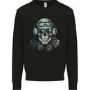 Military Skull Army Marines Artillery Soldier Mens Sweatshirt Jumper Black
