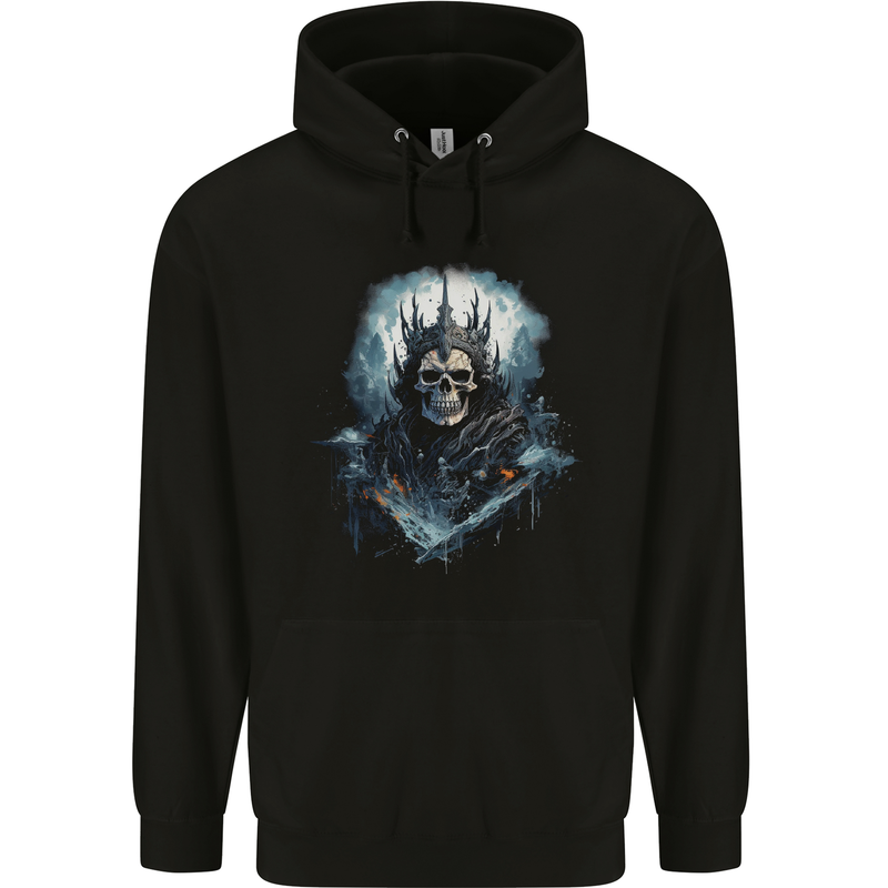Minister of Evil Skull Childrens Kids Hoodie Black
