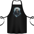 Minister of Evil Skull Cotton Apron 100% Organic Black