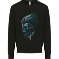 Mohawk Skull Mens Sweatshirt Jumper Black