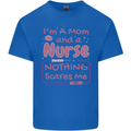 Mom and a Nurse Nothing Scares Me Mothers Day Kids T-Shirt Childrens Royal Blue