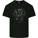 Monchrome Labrador Dog Kids T-Shirt Childrens Black