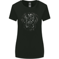 Monchrome Labrador Dog Womens Wider Cut T-Shirt Black