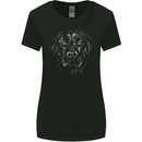 Monchrome Labrador Dog Womens Wider Cut T-Shirt Black